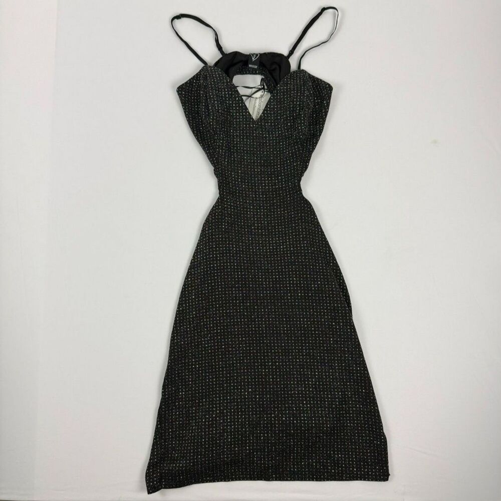 Windsor Glitter Cut-Out Mini Dress - S - NWT